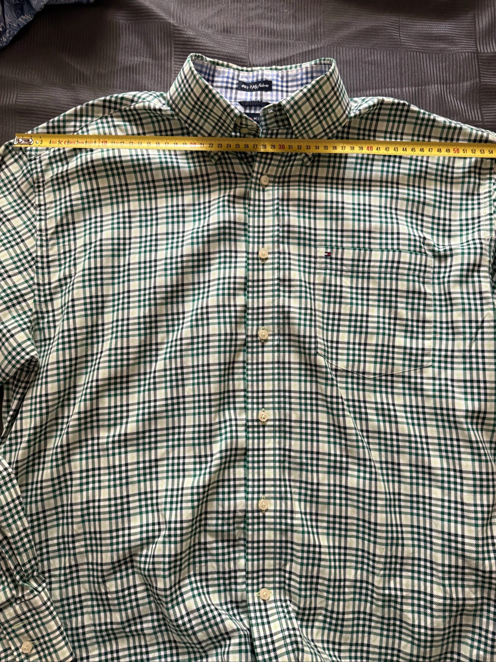 Tomy Hilfiger, dikke blouse, maat L/XL (zie maten), zeer goede staat Schouders 55 cm Oksels 64 cm Lengte 75 cm – photo 9